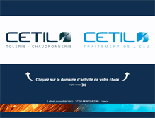 Tablet Screenshot of cetil.fr